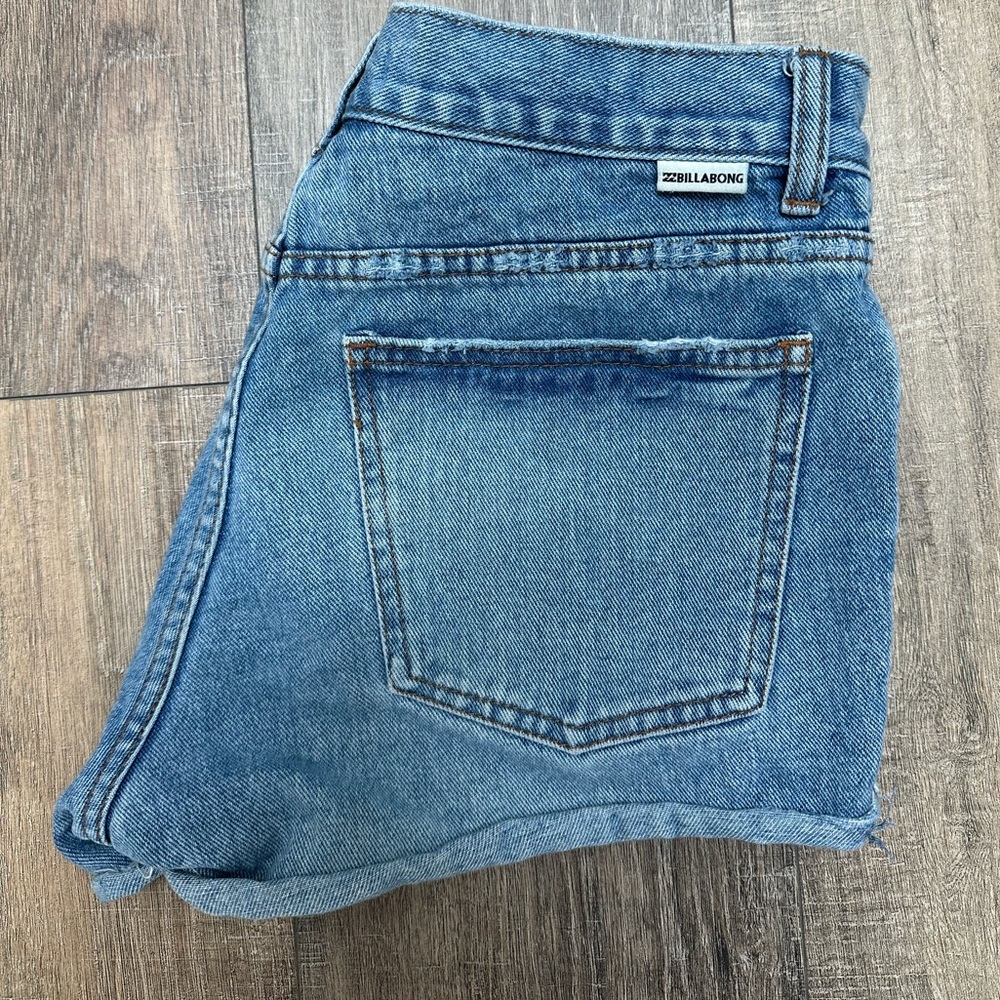 Billabong Light Blue Denim Shorts